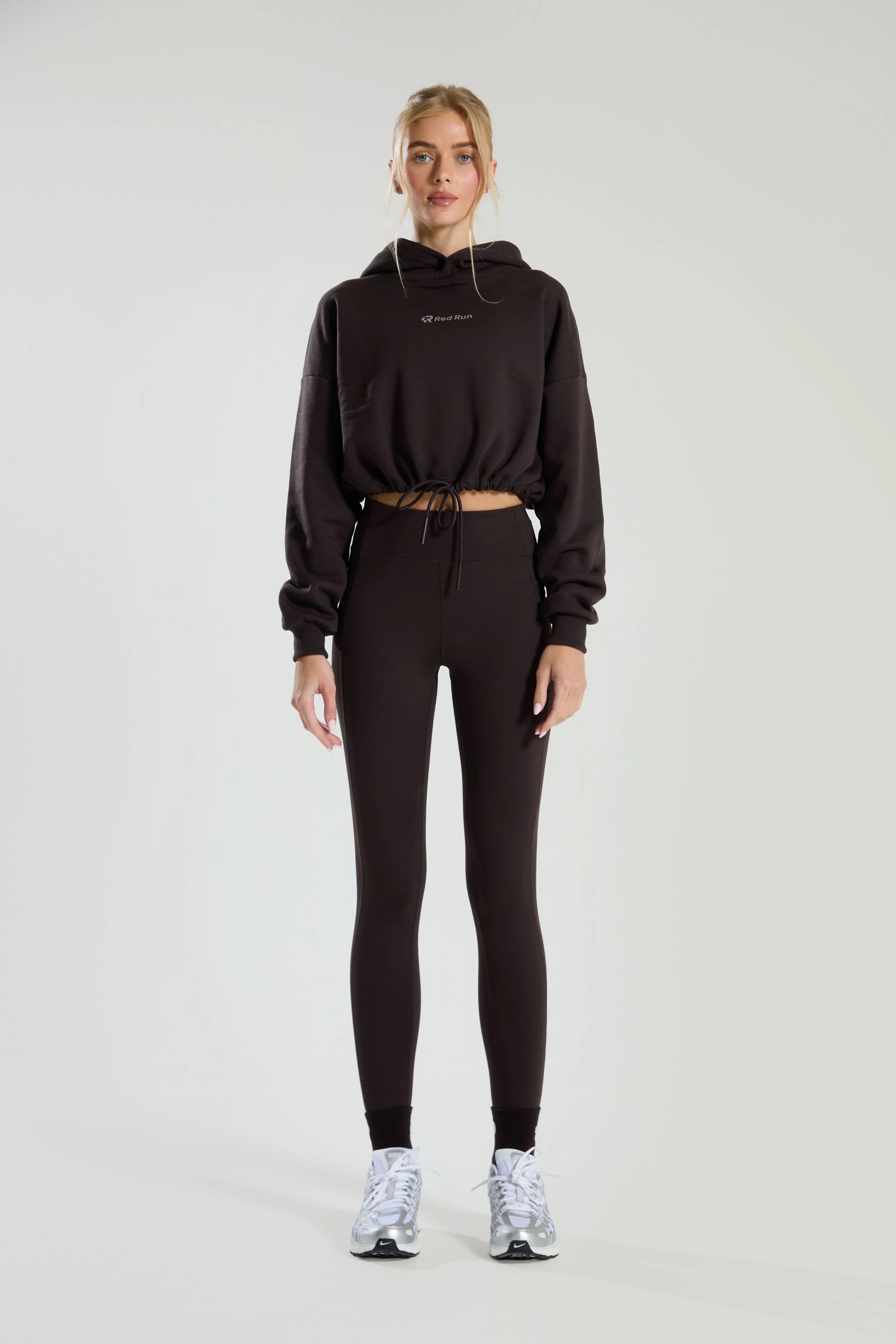 Active Cropped Hoodie - Espresso Sweater - Image 5