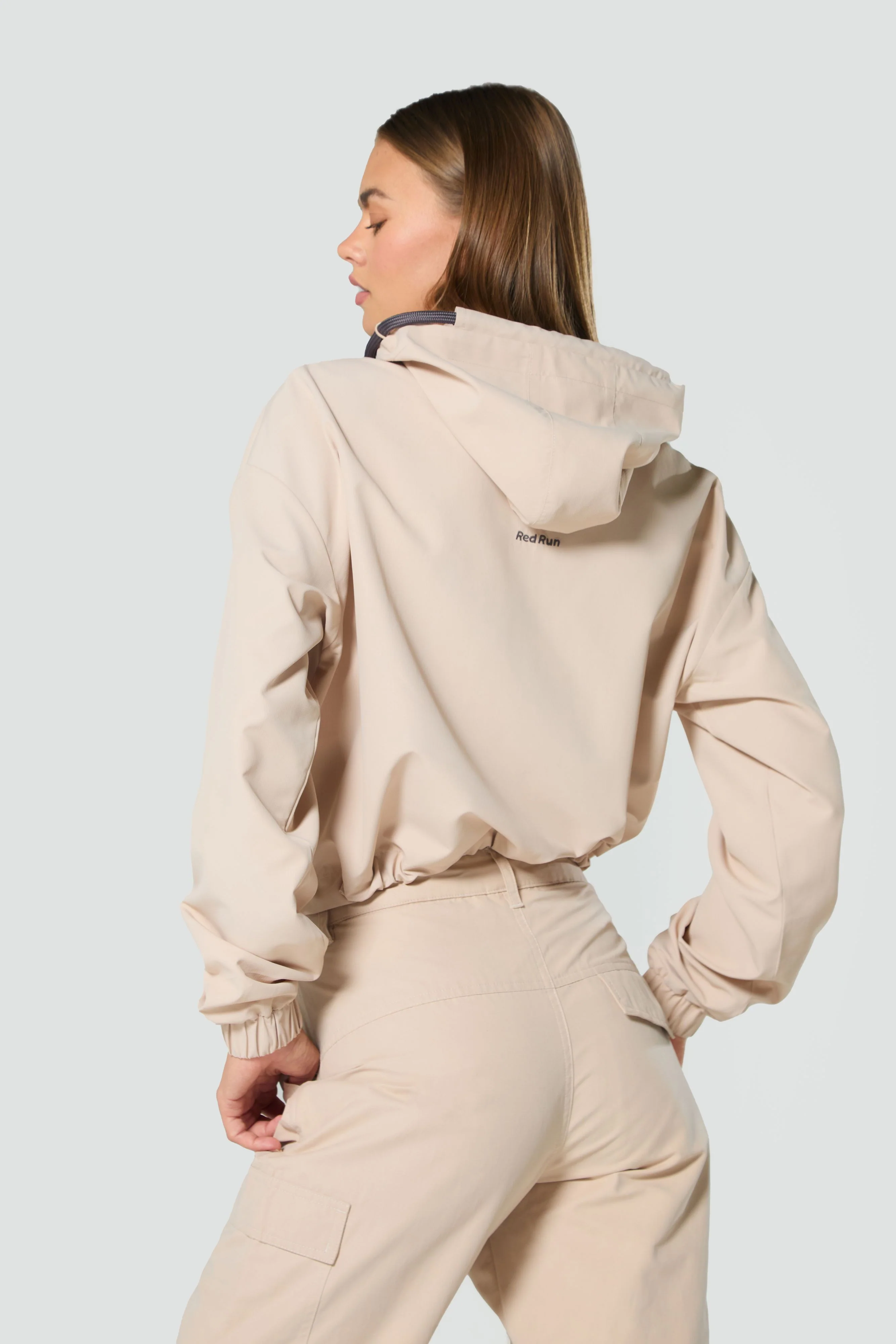 Cropped Windbreaker - Core Sand Storm - Image 4