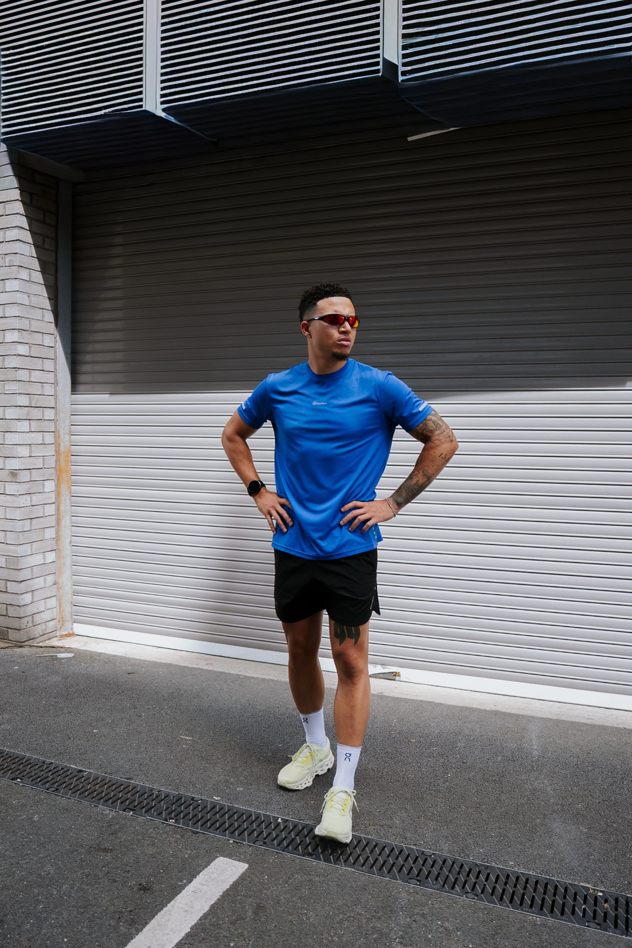 Men's Technical Runner Tee - Cobalt Blue - Image 3