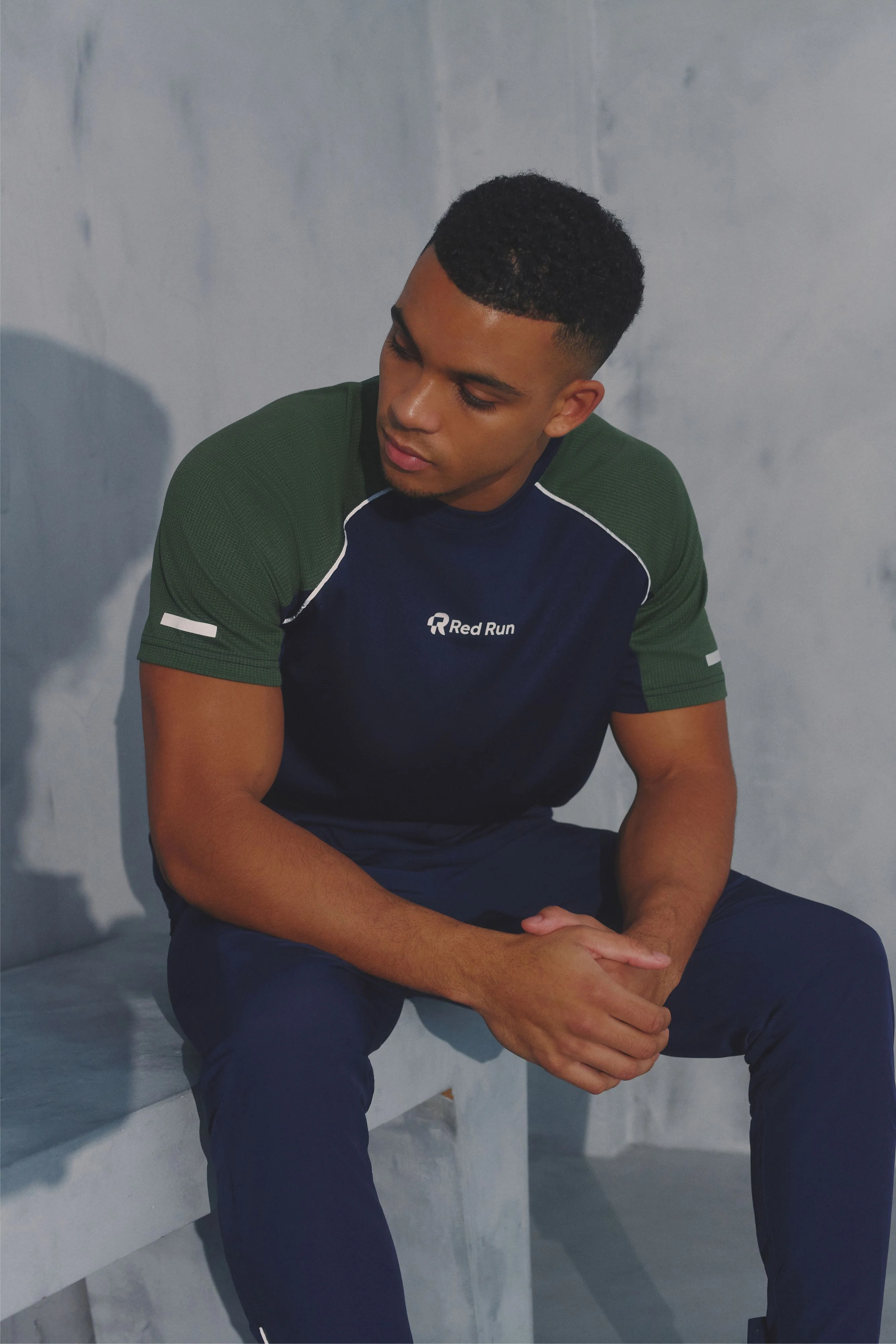 Men's Technical Runner Tee - Midnight Moss - Image 3