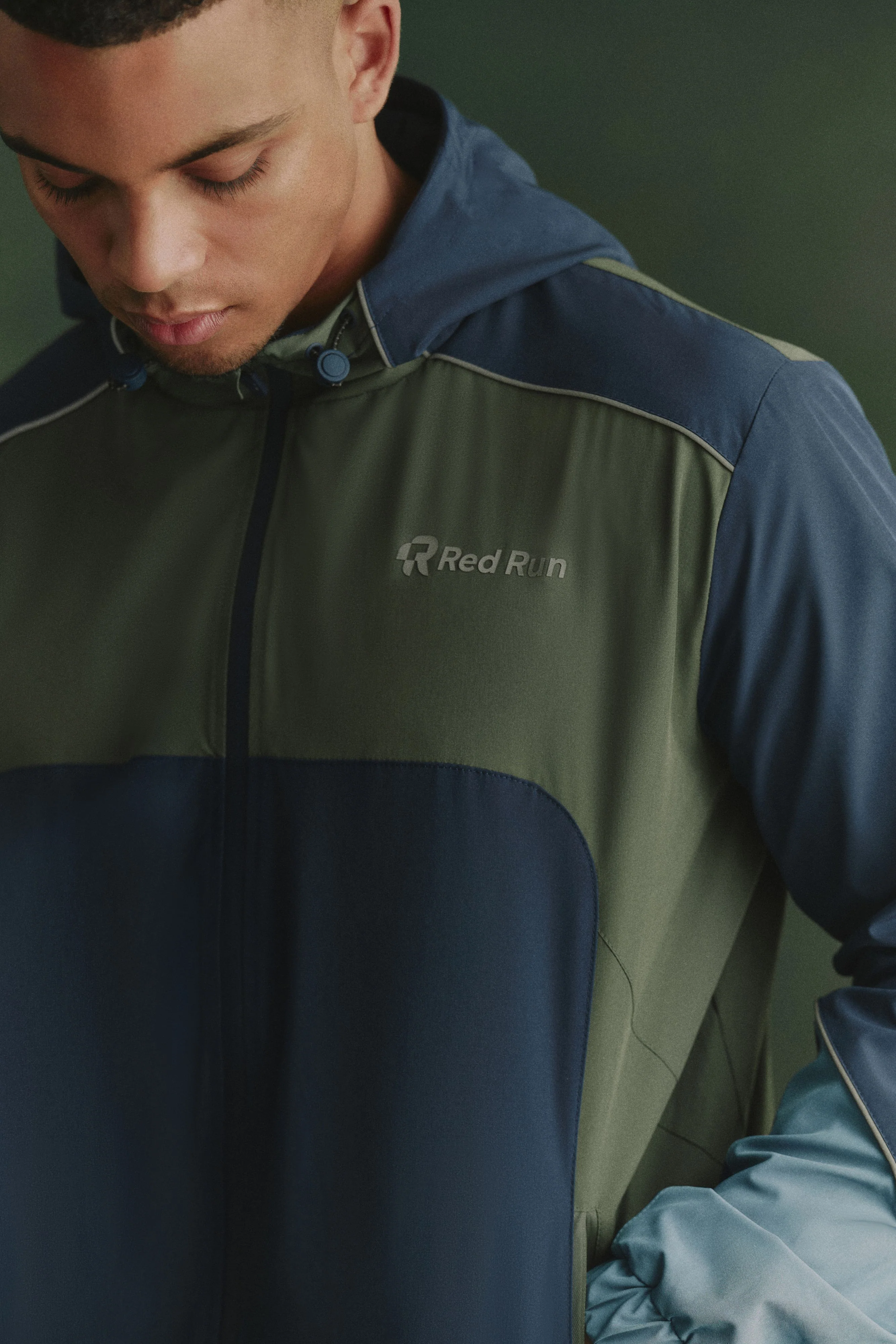 Men's Technical Track Jacket - Midnight Moss - Image 4